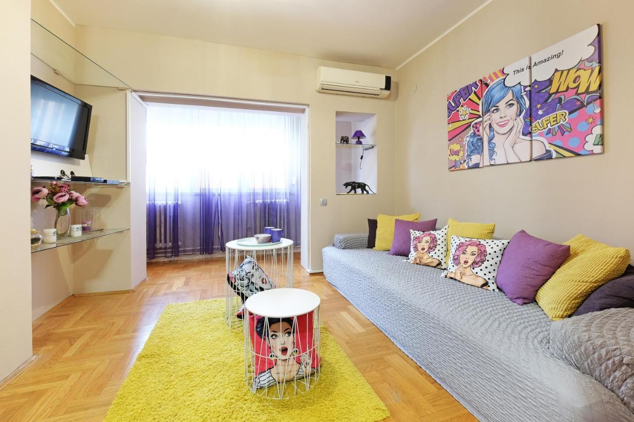 Sava Square Apartment Belgrado Buitenkant foto